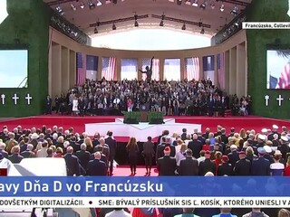 Záznam zo slávnostného ceremoniálu k 75. výročiu vylodenia v Normandii