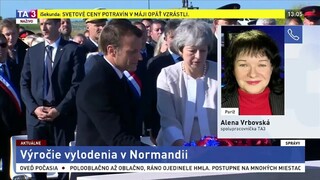 A. Vrbovská o výročí vylodenia v Normandii