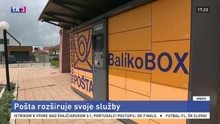 Pošta rozširuje svoje služby, modernizuje balíkoboxy