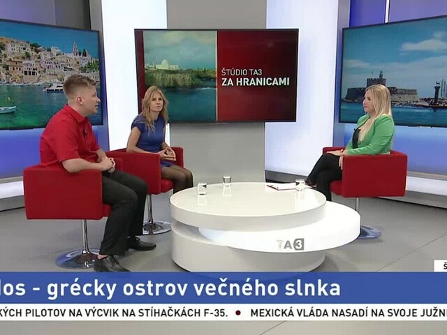 ŠTÚDIO TA3 Za hranicami: N. Fedorová a P. Slabý o Rodose