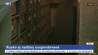 Predĺžili im trest, Rusko ostáva aj naďalej suspendované