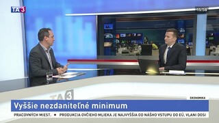 Riaditeľ kancelárie RRZ V. Novysedlák o vyššom nezdaniteľnom minime