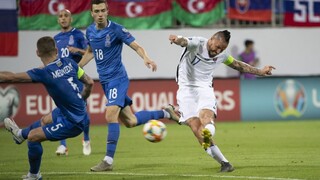 Slováci triumfovali nad Azerbajdžanom, Hamšík dal rekordný gól