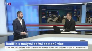 HOSŤ V ŠTÚDIU: T. Púchly o rodičovskom príspevku