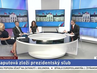 Špeciálne štúdio TA3 k inaugurácii prezidentky