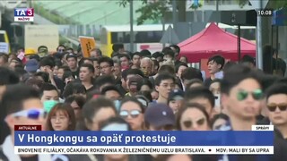 V Hongkongu sa opäť protestuje, žiadajú rezignáciu správkyne