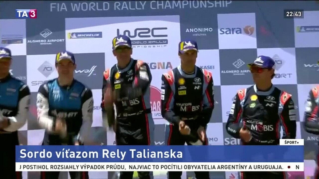 Rely Talianska ovládol Španiel Sordo, Ogier nedokončil