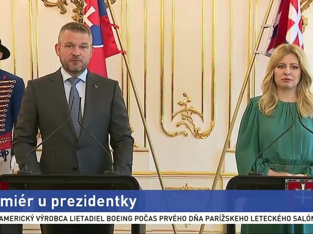 Brífing po stretnutí premiéra P. Pellegriniho a prezidentky Z. Čaputovej
