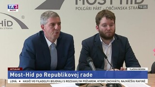 TB predstaviteľov strany Most-Híd po Republikovej rade