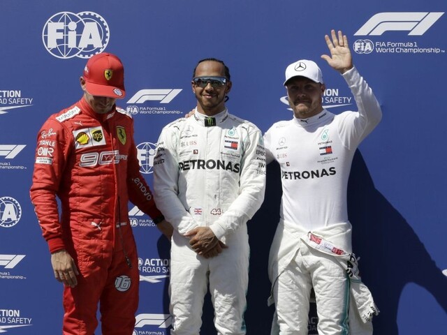 Pole-station vo Francúzsku získal Hamilton, za ním je Bottas