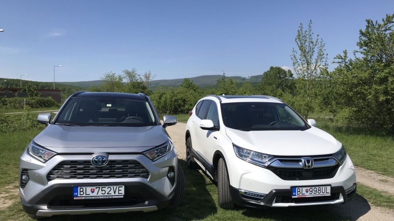 Hybridný duel: Honda CR-V AWD verzus Toyota RAV4 AWD