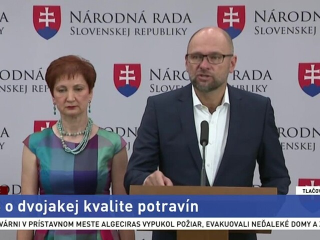TB strany SaS o dvojakej kvalite potravín