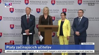 TB predstaviteľov SNS o platoch začínajúcich učiteľov