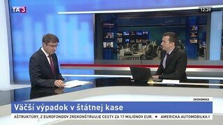 HOSŤ V ŠTÚDIU: Analytik J. Valachy o výpadku v štátnej kase