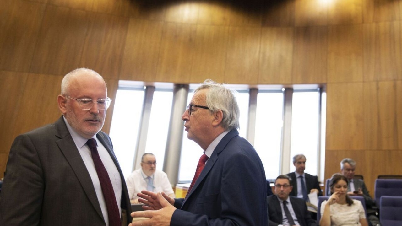 Junckera by mal vo funkcii vystriedať Timmermans, píše Reuters