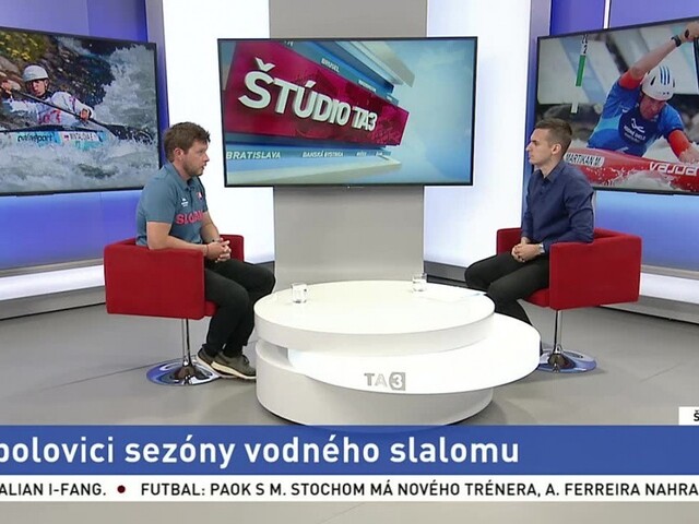 ŠTÚDIO TA3: Športový riaditeľ reprezentácie L. Giertl o vodnom slalome