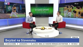 ŠTÚDIO TA3: Tréner M. Brunegraf o bejzbale na Slovensku