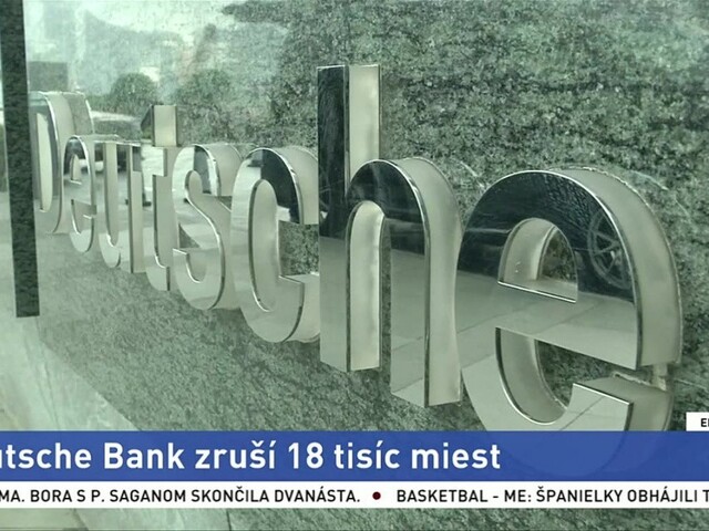 Deutsche Bank je v problémoch, zruší tisíce pracovných miest