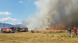 Požiar napáchal škody, zničil úrodu a ohrozoval blízke domy