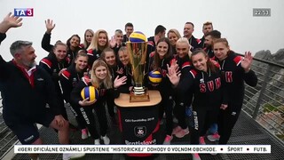 Volejbalistky predstavili na Lomnickom štíte pohár pre majsterky