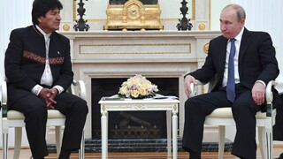 Bolívijský prezident navštívil Rusko, privítal ho Putin