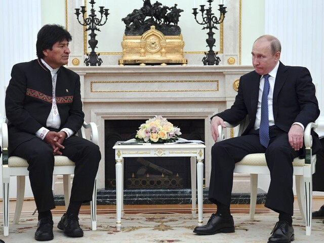 Bolívijský prezident navštívil Rusko, privítal ho Putin