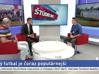 ŠTÚDIO TA3: P. Králik a L. Borbély o malom futbale