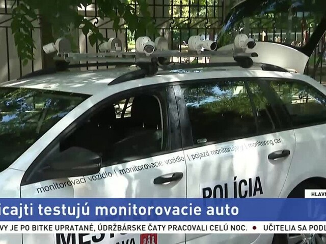 V Bratislave testujú špeciálne auto, má kontrolovať parkovanie