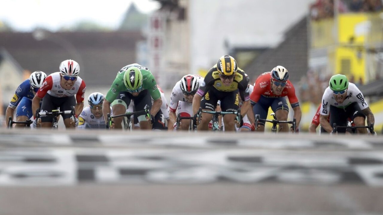 Sagan finišoval piaty, 10. etapu vyhral Belgičan Wout van Aert