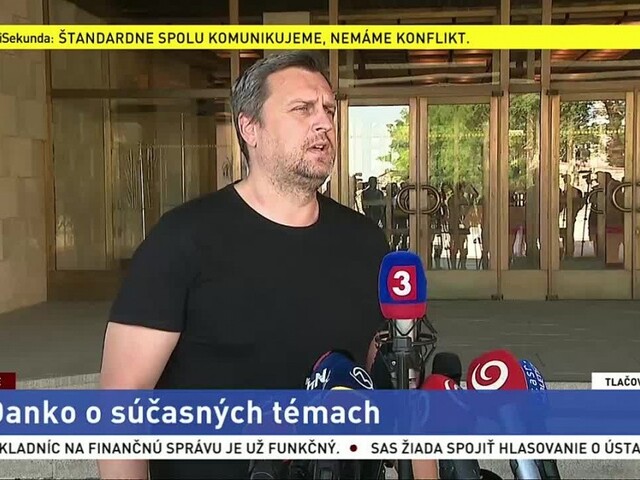 Brífing predsedu NR SR A. Danka o súčasných témach
