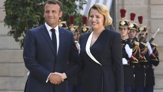 Macron prijal Čaputovú, označil ju za symbol zjednotenej Európy