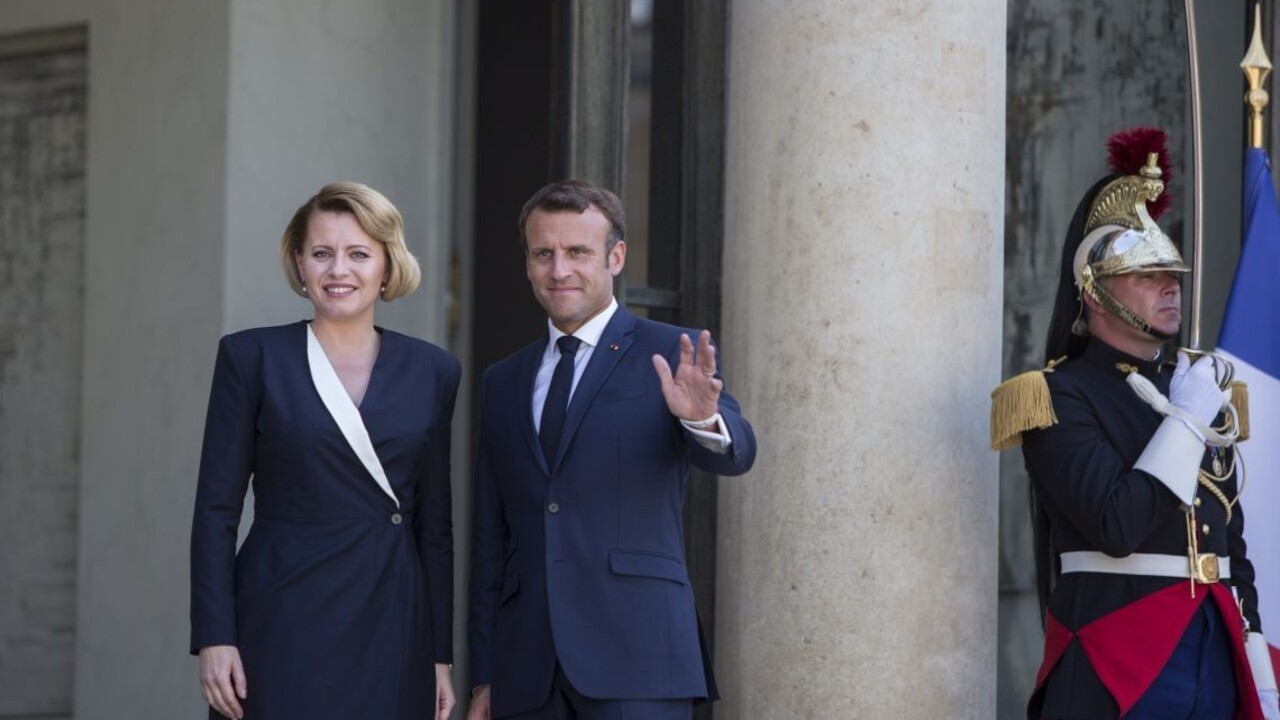 Fotogaléria: Čaputová sa stretla s Macronom. Takto návšteva vyzerala