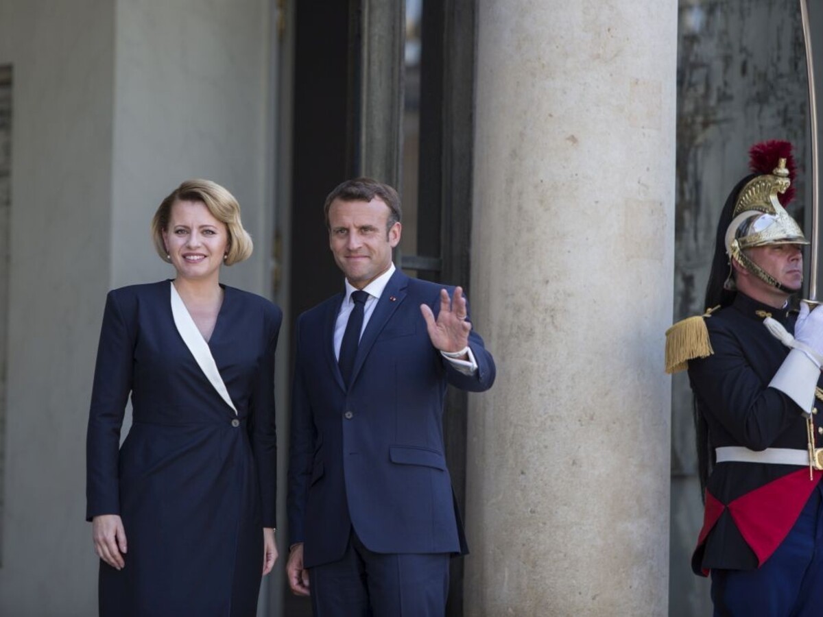 Fotogaléria: Čaputová sa stretla s Macronom. Takto návšteva vyzerala