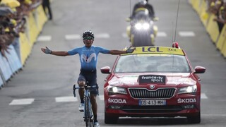 Alpská etapa patrila Kolumbijčanovi, Sagan si udržal náskok