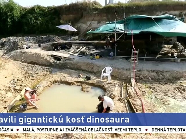 Vzácny nález. Vedci našli viac ako dvojmetrovú kosť dinosaura