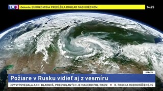 Požiare na Sibíri je vidieť aj z vesmíru, hasiči ich nemôžu hasiť