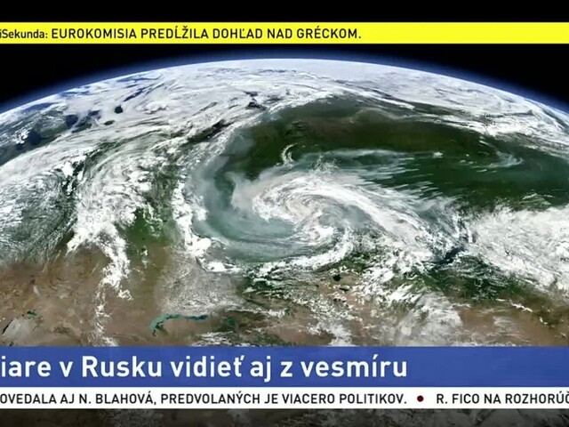 Požiare na Sibíri je vidieť aj z vesmíru, hasiči ich nemôžu hasiť