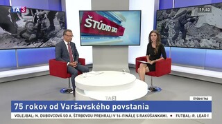 ŠTÚDIO TA3: Veľvyslanec K. Strzałka o Varšavskom povstaní