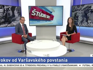 ŠTÚDIO TA3: Veľvyslanec K. Strzałka o Varšavskom povstaní