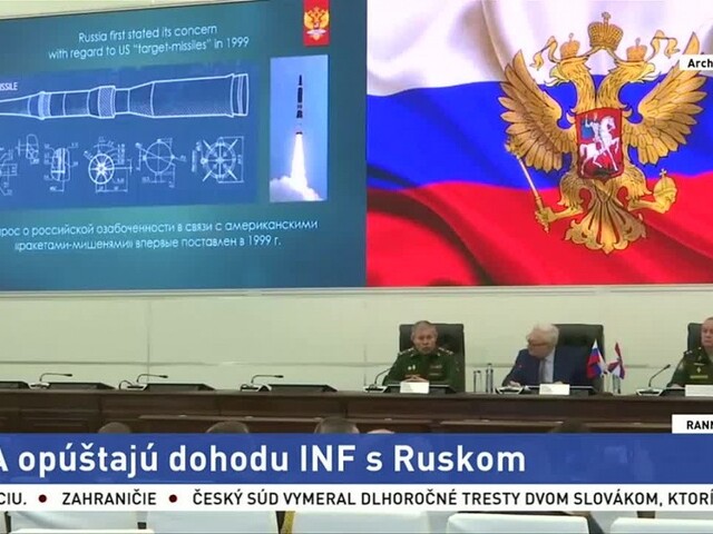 USA opustili dohodu INF s Ruskom, môže za to Putinova raketa