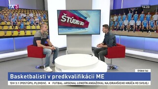 ŠTÚDIO TA3: reprezentačný kapitán M. Baťka o basketbalovej predkvalifikácii ME
