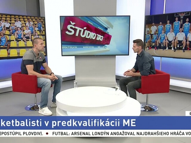 ŠTÚDIO TA3: reprezentačný kapitán M. Baťka o basketbalovej predkvalifikácii ME
