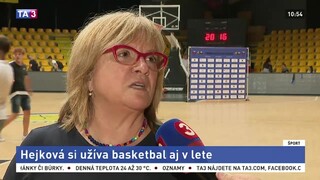 Slovenská trénerská legenda Hejková si užíva basketbal aj v lete