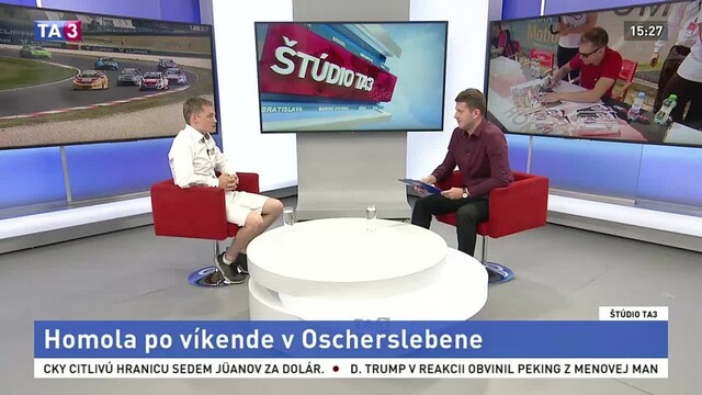 ŠTÚDIO TA3: Pretekár M. Homola o víkende v Oscherslebene