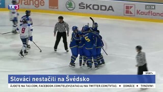 Nestihli vyrovnať. Naša hokejová osemnástka na Švédov nestačila