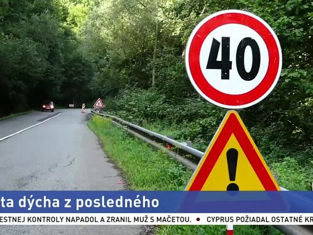 Stačí silná búrka. Na dopravnej tepne hrozí masívny zosun pôdy
