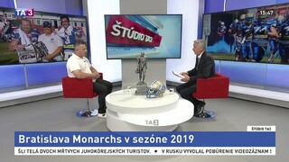 ŠTÚDIO TA3: Tréner P. Meluš o Bratislave Monarchs v sezóne 2019