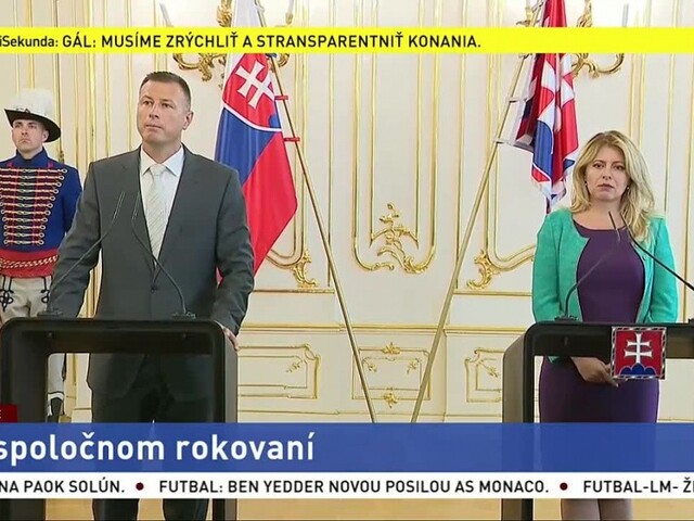 Brífing Z. Čaputovej a G. Gála po spoločnom rokovaní