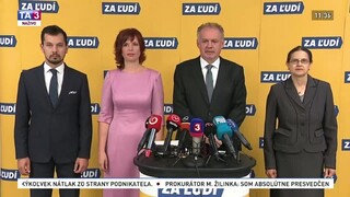 TB predstaviteľov strany Za ľudí o stretnutí Kočnera s Bugárom a o súdnictve