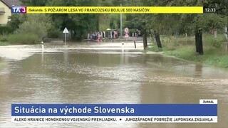 Povodňová situácia na východe Slovenska je stabilizovaná